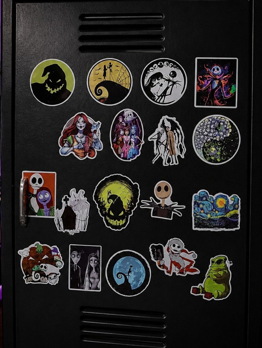 Disney Nightmare Before Christmas Stickers 18pc Jack Sally Oogie Boogie Zero New